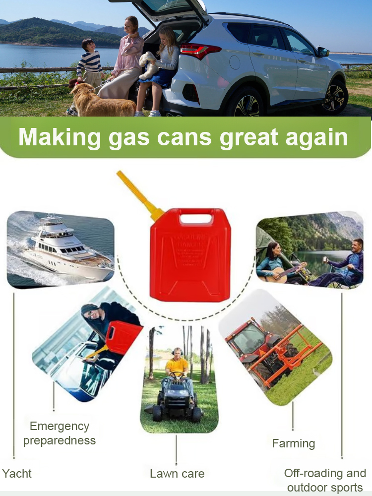 Gasoline barrel replacement flexible spout suitable for 1-10 gallon barrels