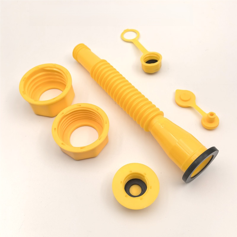 Gasoline barrel replacement flexible spout suitable for 1-10 gallon barrels