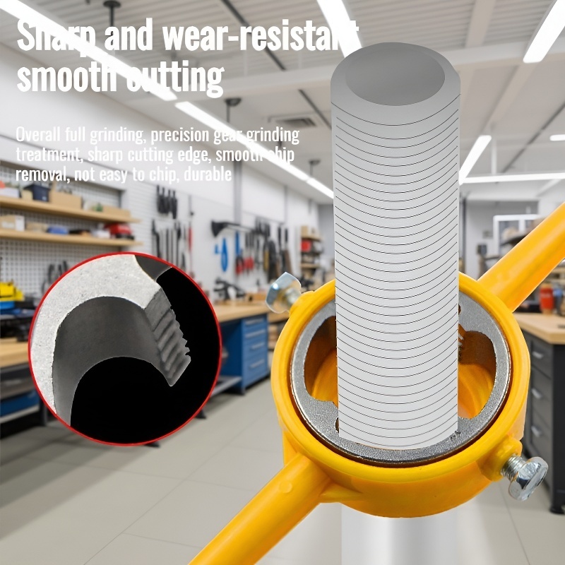 Multi-Purpose Water Pipe Tool Set – Plastic Cutter, Threaded Wrench, Plate Teeth, and Wire Tape