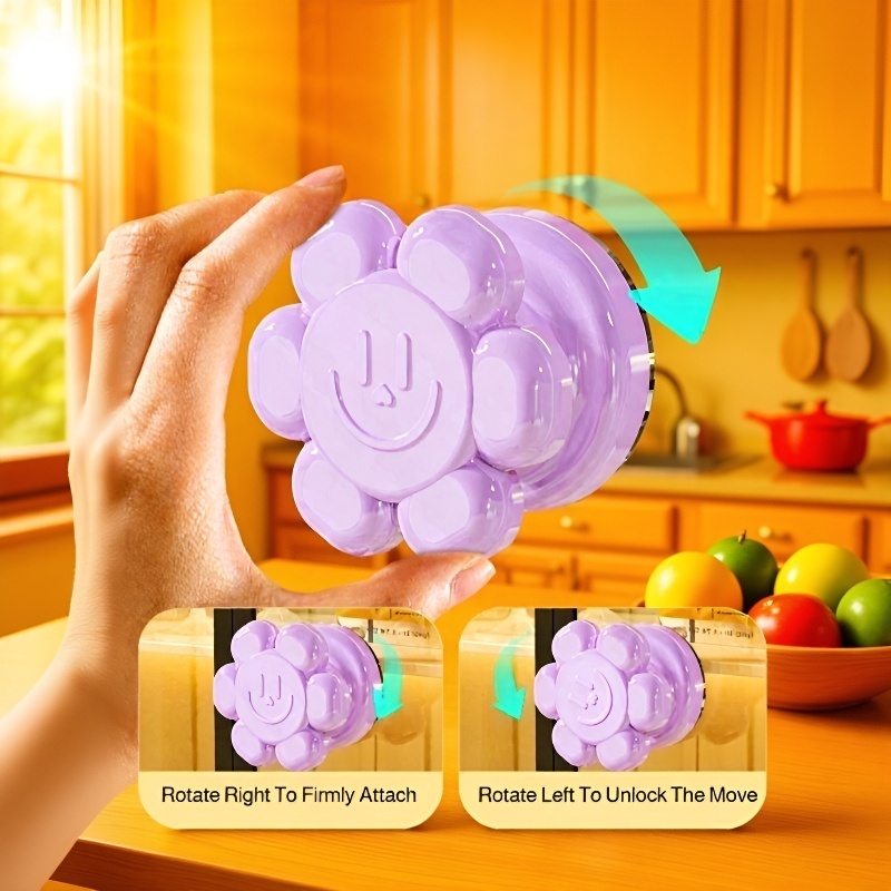 Kitchen Glass Cabinet Door Handle Suction Cup No Punch Accessories