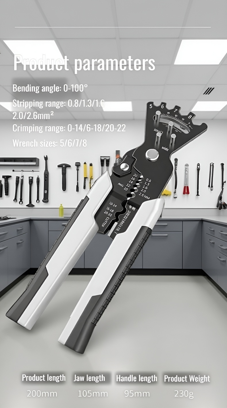 Heavy-duty wire stripper for home and industrial use