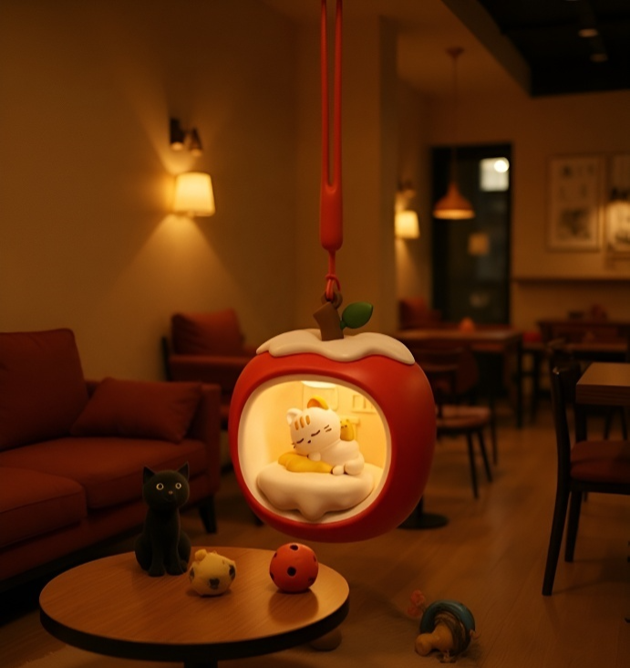 Origin&aacute;ln&iacute; světeln&aacute; dekorace na nočn&iacute; stolek