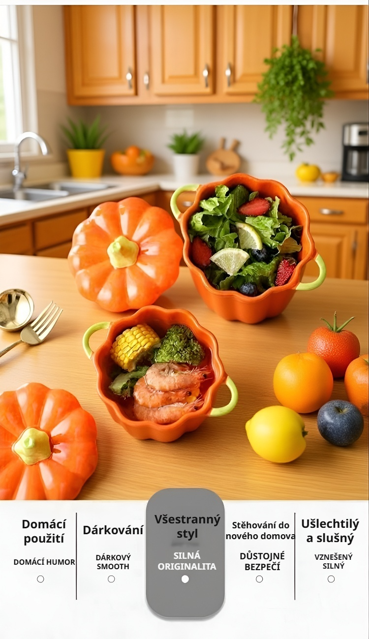 Designov&aacute; d&yacute;ňov&aacute; miska na pol&eacute;vku