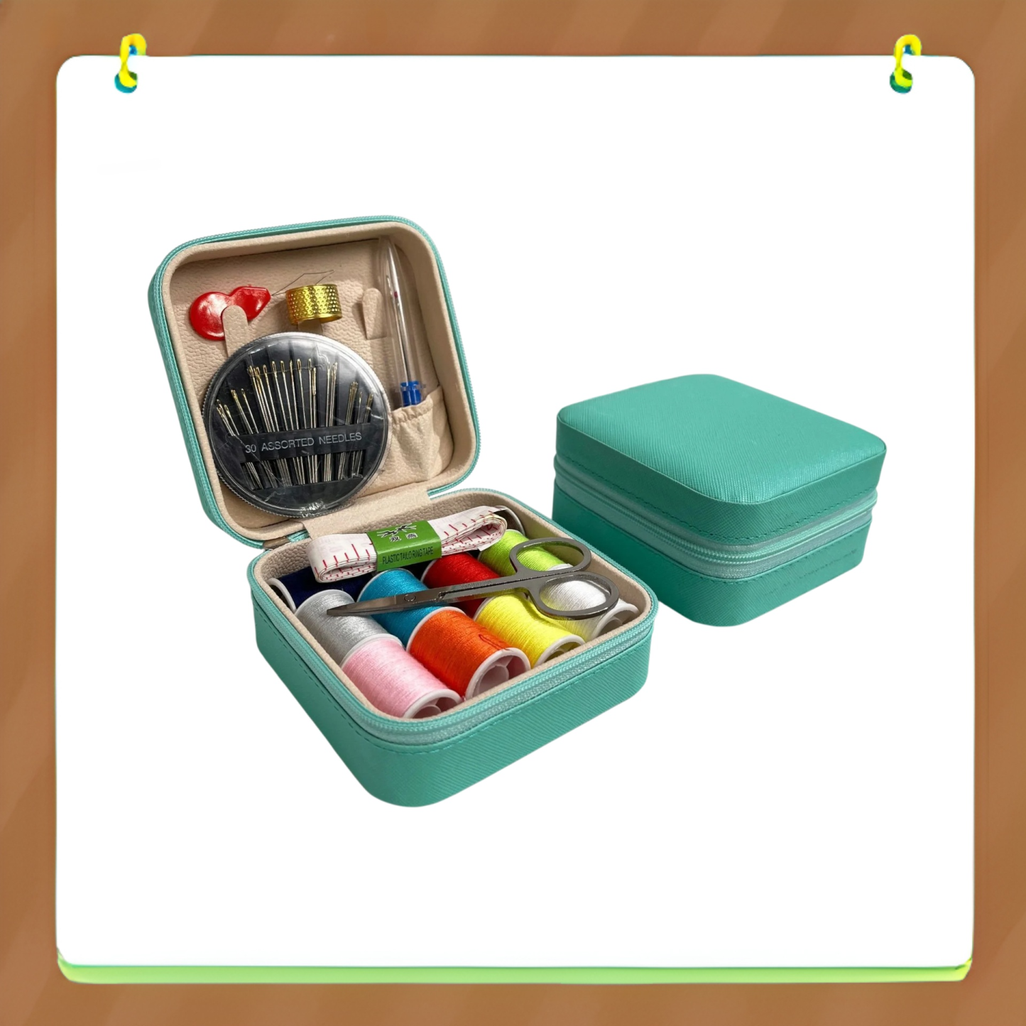 Multifunkční šicí taštička - vše potřebné pro rychlou opravu oděvů