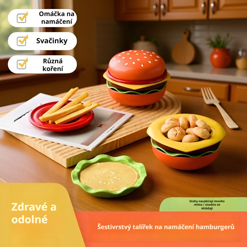 Keramický talíř s kresleným motivem do domácnosti