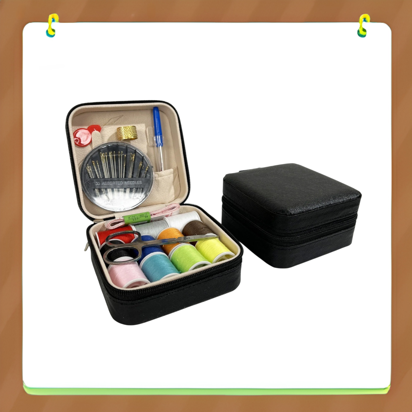 Multifunkční šicí taštička - vše potřebné pro rychlou opravu oděvů