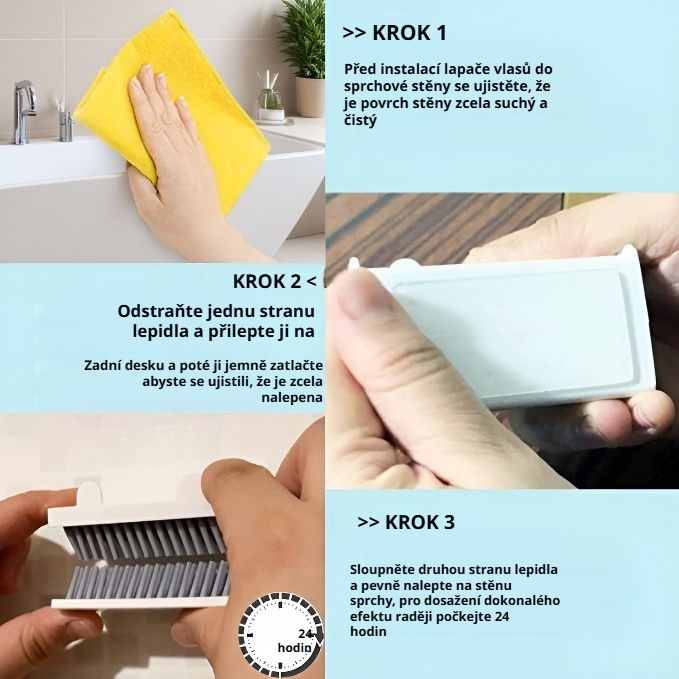 Detail silikonov&eacute;ho filtru do sprchy