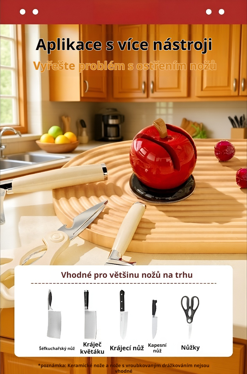 Jednoduch&eacute; použit&iacute; brousku na nože MultiKnife