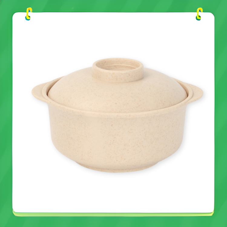 Japonská miska na polévku a rýži z ekologické pšeničné slámy