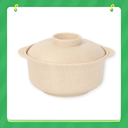 Japonská miska na polévku a rýži z ekologické pšeničné slámy