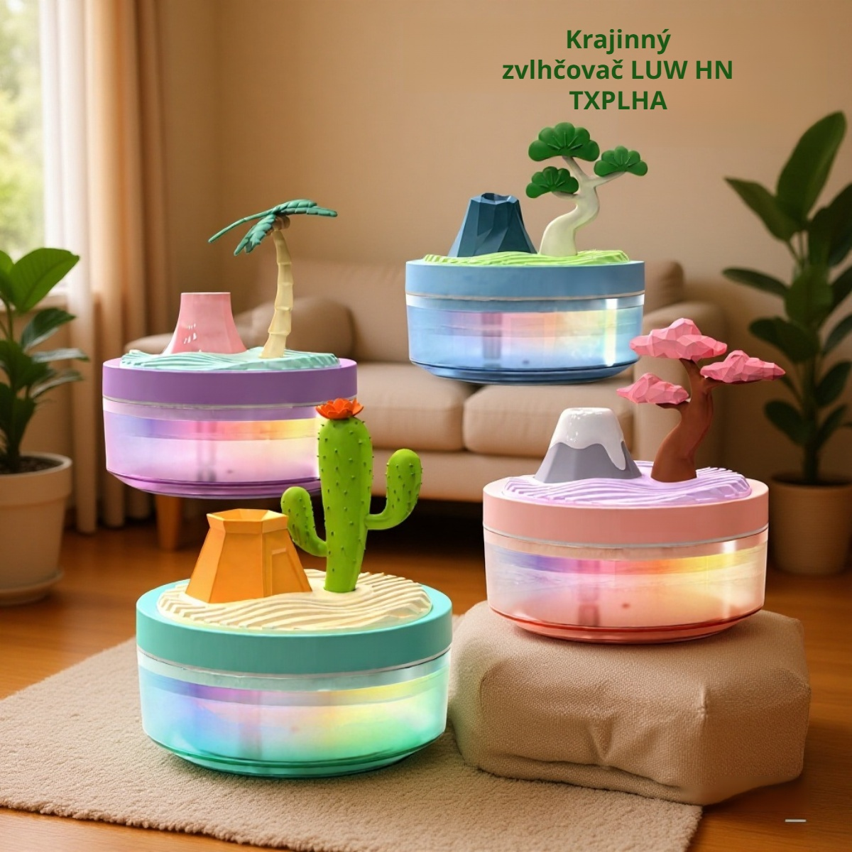  Zvlhčovač vzduchu s hydratační mlhou pro domácnost