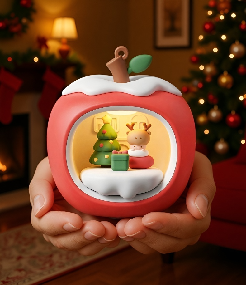 Designov&aacute; ambientn&iacute; lampička jablko