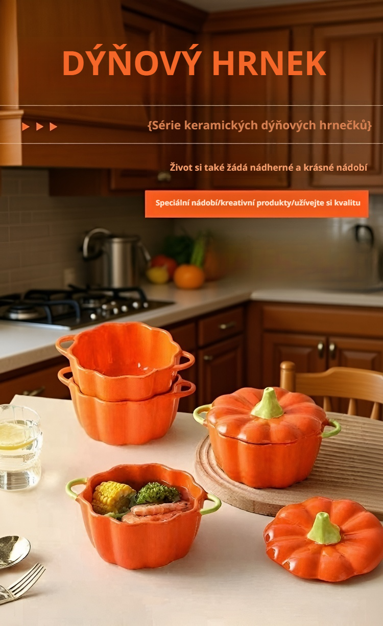 Keramick&aacute; pol&eacute;vkov&aacute; miska ve tvaru d&yacute;ně na stole