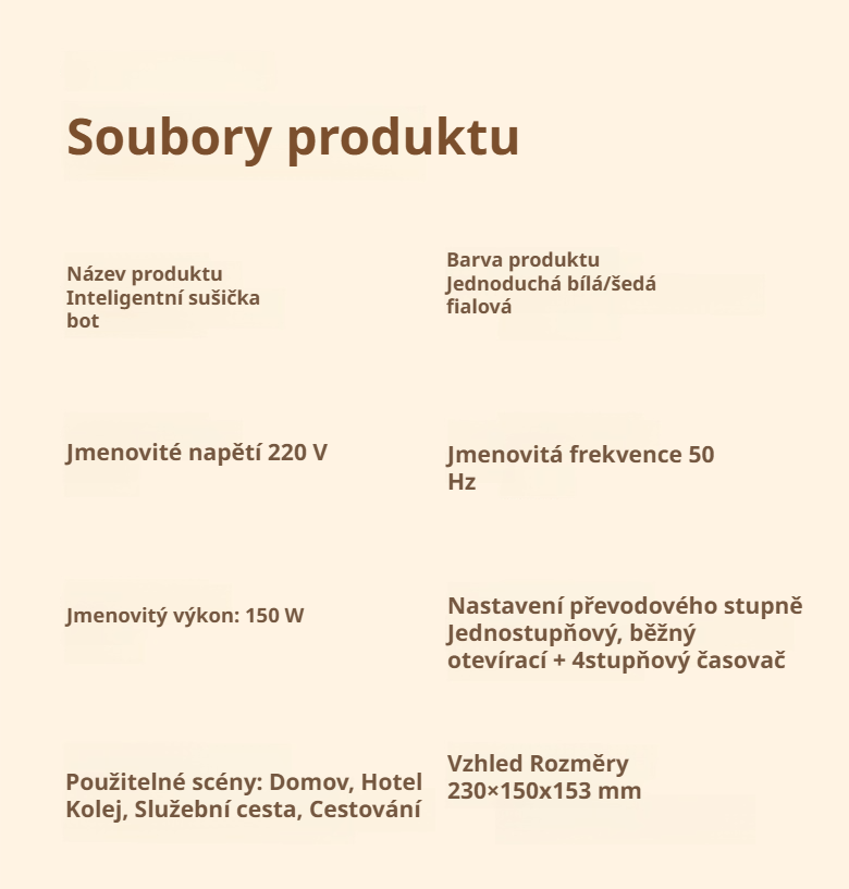 Moderní sušička na boty s dvojitou kapacitou