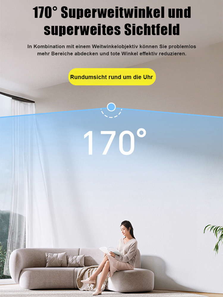 NanoWächter Pro ✨ Kabellose Sofortüberwachung ohne Bohren oder monatliche Gebühren