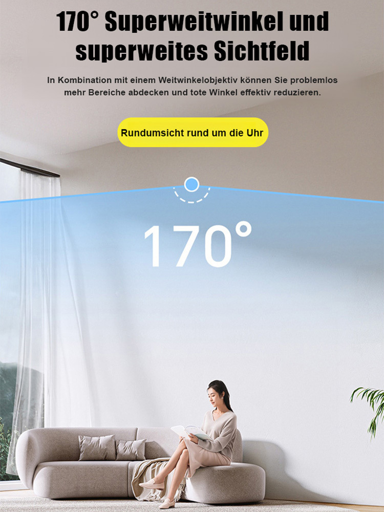NanoWächter Pro ✨ Kabellose Sofortüberwachung ohne Bohren oder monatliche Gebühren
