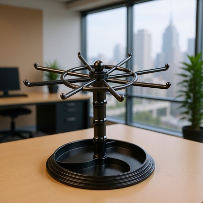 Rotierender Schmuckorganizer mit mehreren Ebenen, Ohrringhalter