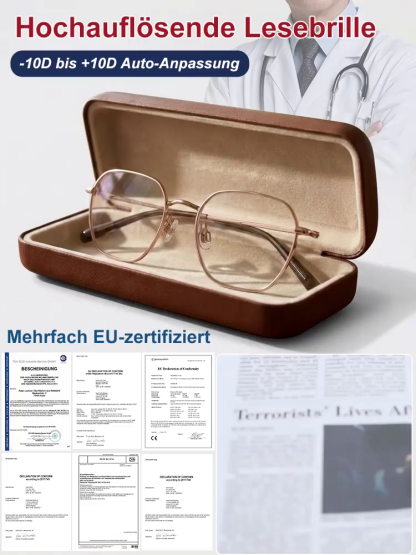 Intelligente Auto-Fokus Lesebrille mit Premium-Qualität