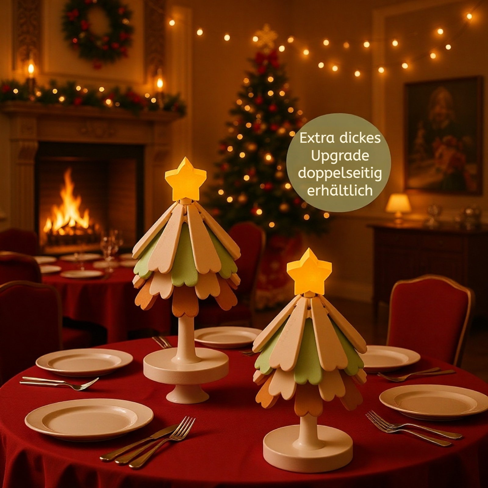 Christmas tree insulation pad silicone anti-scalding placemat high temperature resistant table mat h