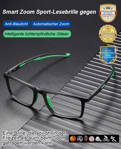 Intelligente Zoom-Sportlesebrille für Altersweitsichtigkeit aus Europa und Amerika
