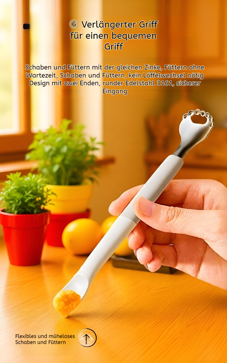 Praktischer Löffel für selbstständiges Essenlernen