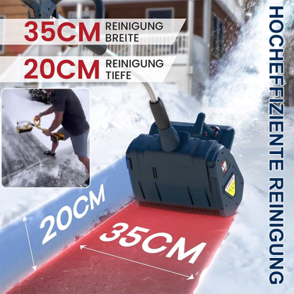 【100 m² geräumt in nur 3 Minuten!】Hochleistungs-Lithium-Schneefräse für den Hausgebrauch