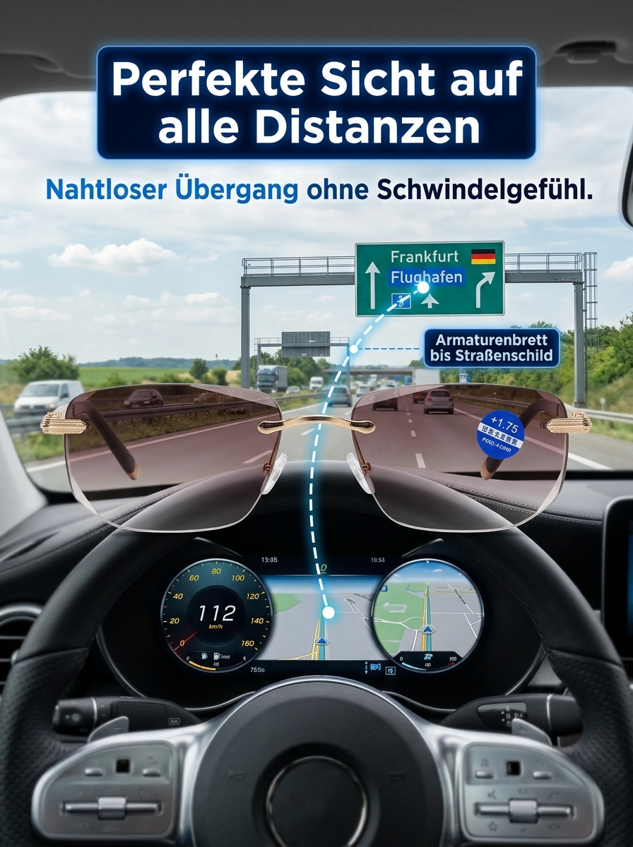 Stuttgarter Labor: Smarte Autofokus-Lesebrille (0-1000dpt) aus Titan