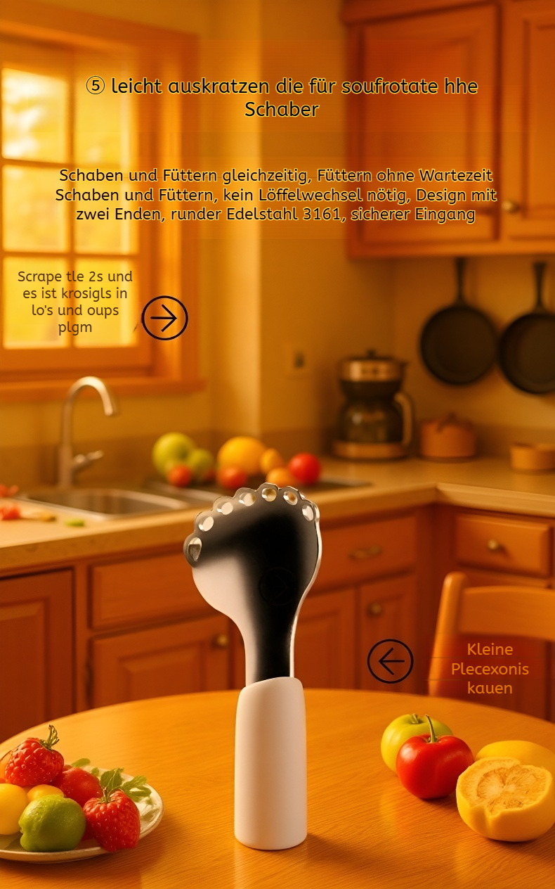 Baby-Besteck – Fruchtlöffel mit zwei Funktionen