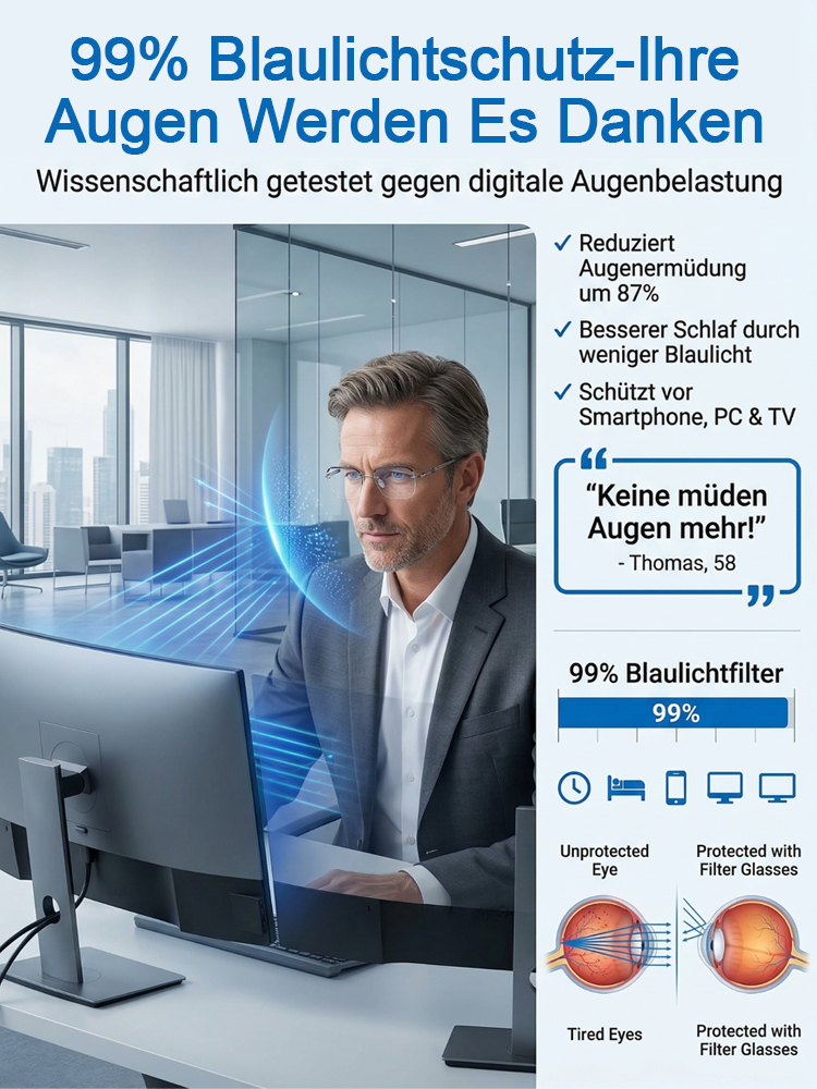 Neue ultraleichte randlose Blaulichtschutz-Lesebrille