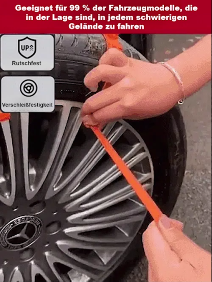 Universelle PKW Schneeketten Kabelbinder