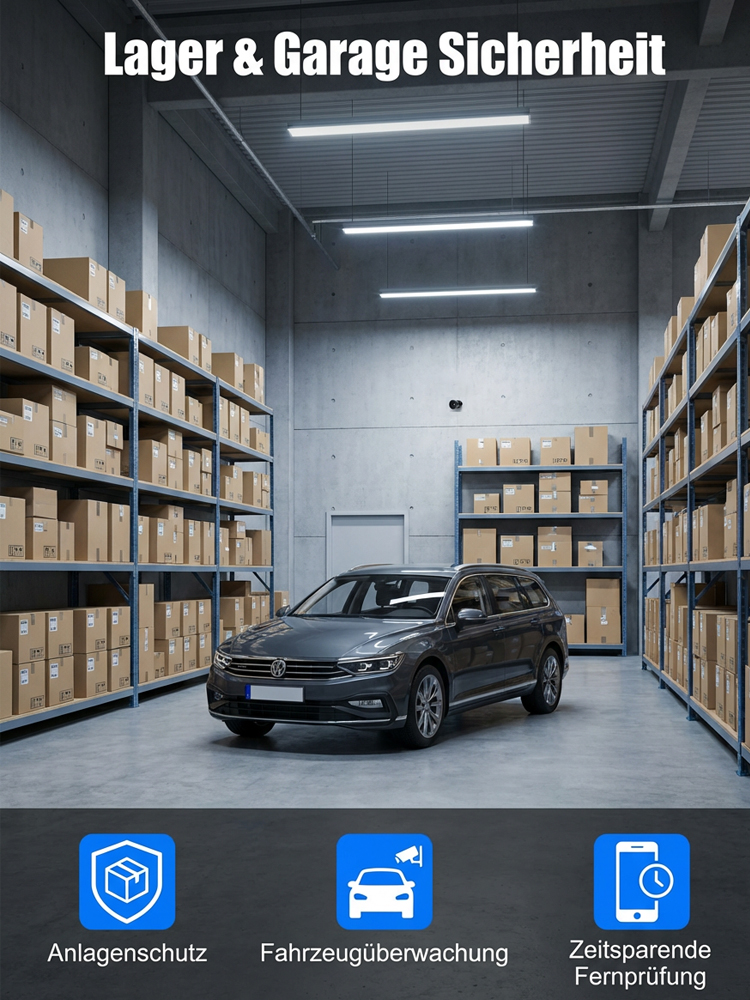 【3MP Ultra-HD】Kabellose Fernüberwachungskamera