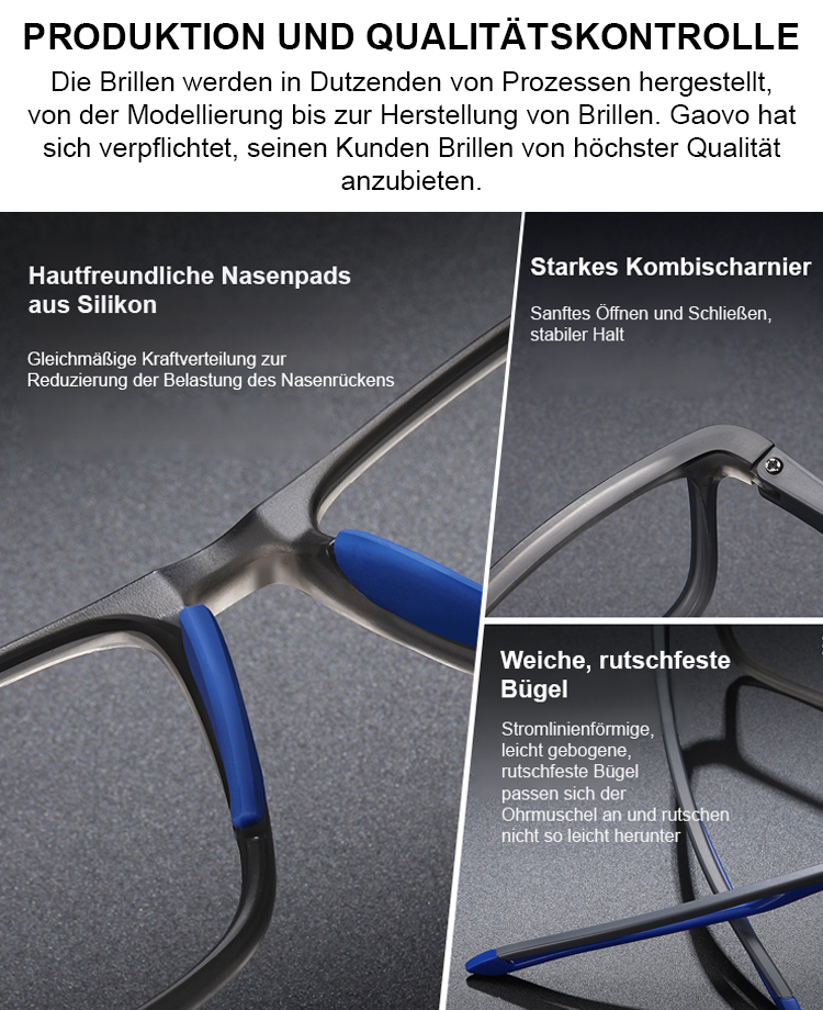 Intelligente Zoom-Sportlesebrille für Altersweitsichtigkeit aus Europa und Amerika