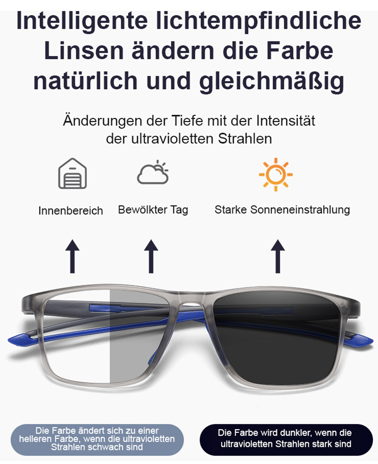 Intelligente Zoom-Sportlesebrille für Altersweitsichtigkeit aus Europa und Amerika