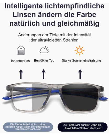 Intelligente Zoom-Sportlesebrille für Altersweitsichtigkeit aus Europa und Amerika