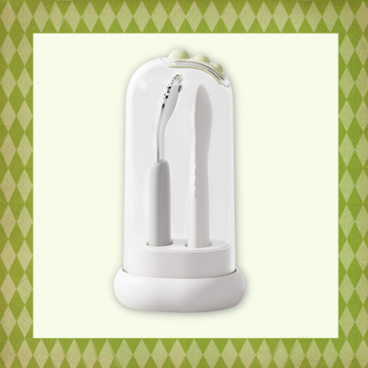 Baby-Fruchtlöffel mit zwei Enden, niedlicher Grab- und Fütterungslöffel für Kleinkinder