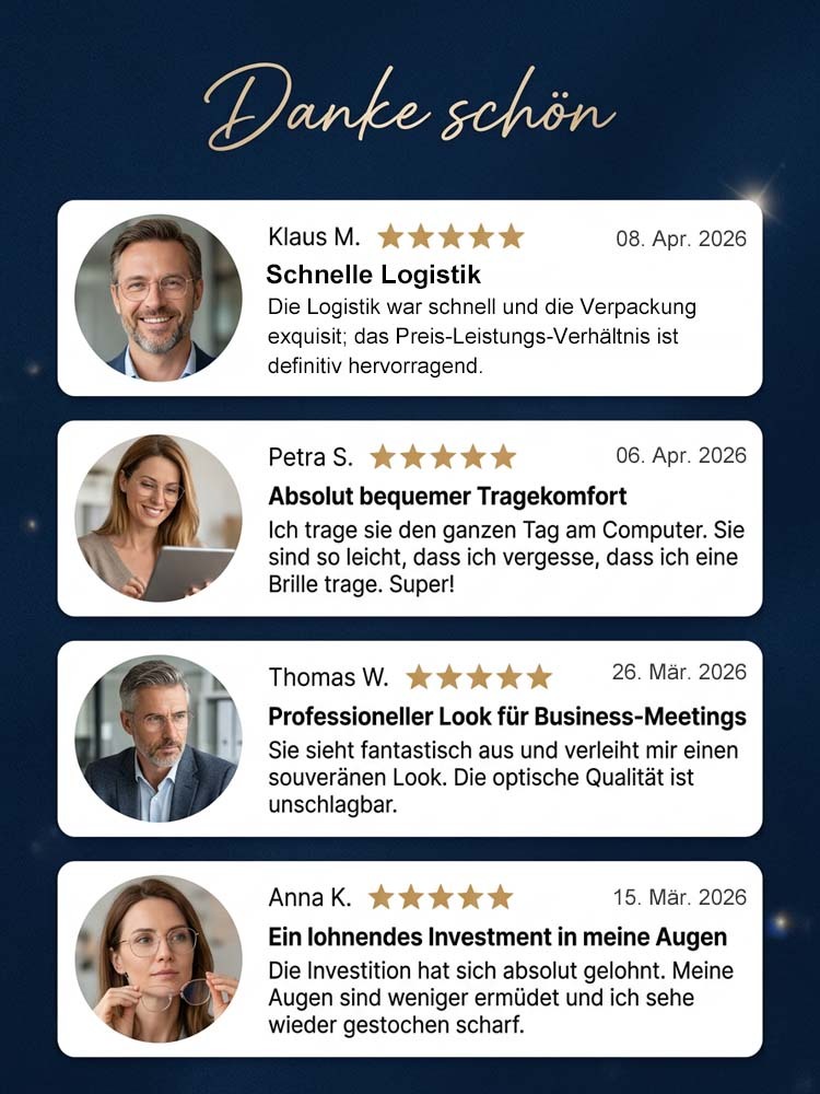 Intelligente Auto-Fokus Lesebrille mit Premium-Qualität