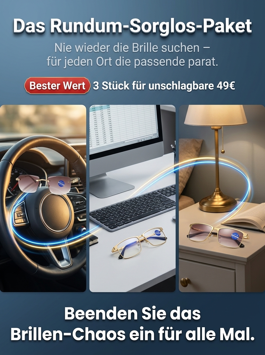 Stuttgarter Labor: Smarte Autofokus-Lesebrille (0-1000dpt) aus Titan