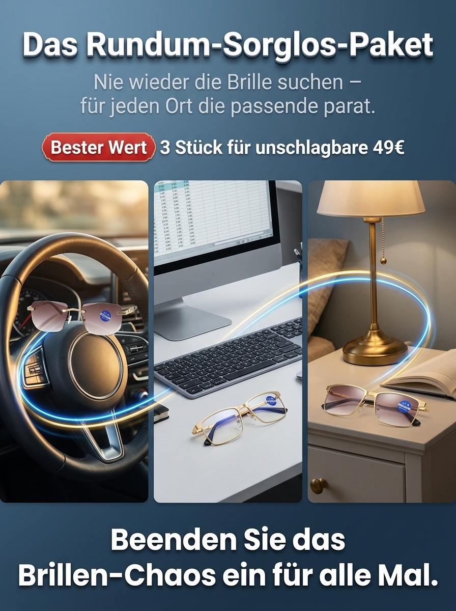 Stuttgarter Labor: Smarte Autofokus-Lesebrille (0-1000dpt) aus Titan