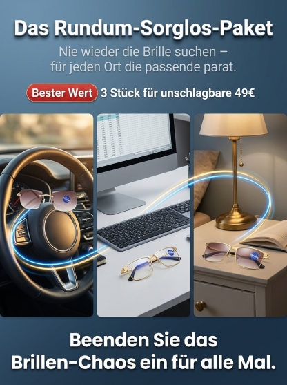 Stuttgarter Labor: Smarte Autofokus-Lesebrille (0-1000dpt) aus Titan