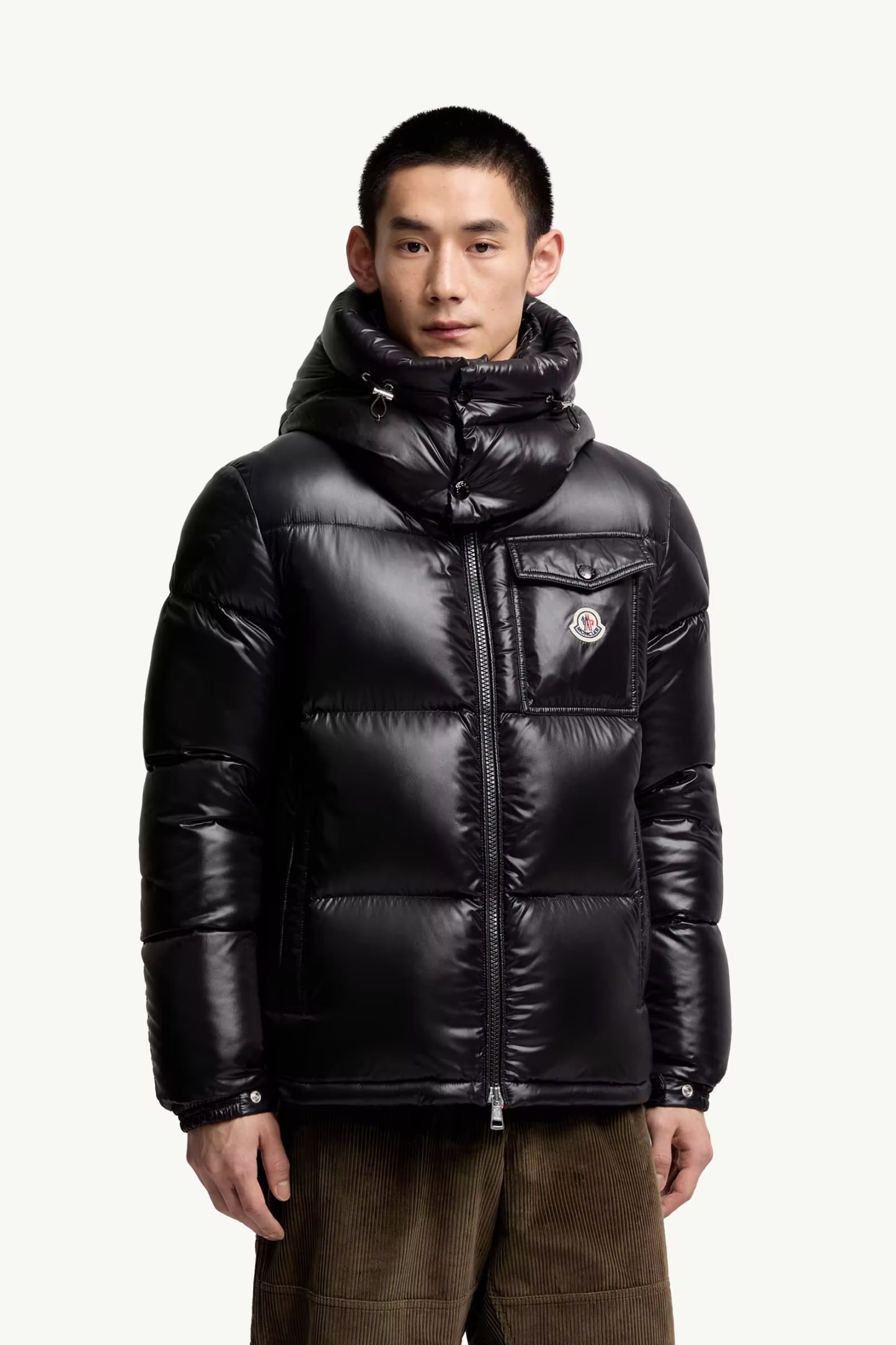 Montbeliard Hooded Short Down Jacket