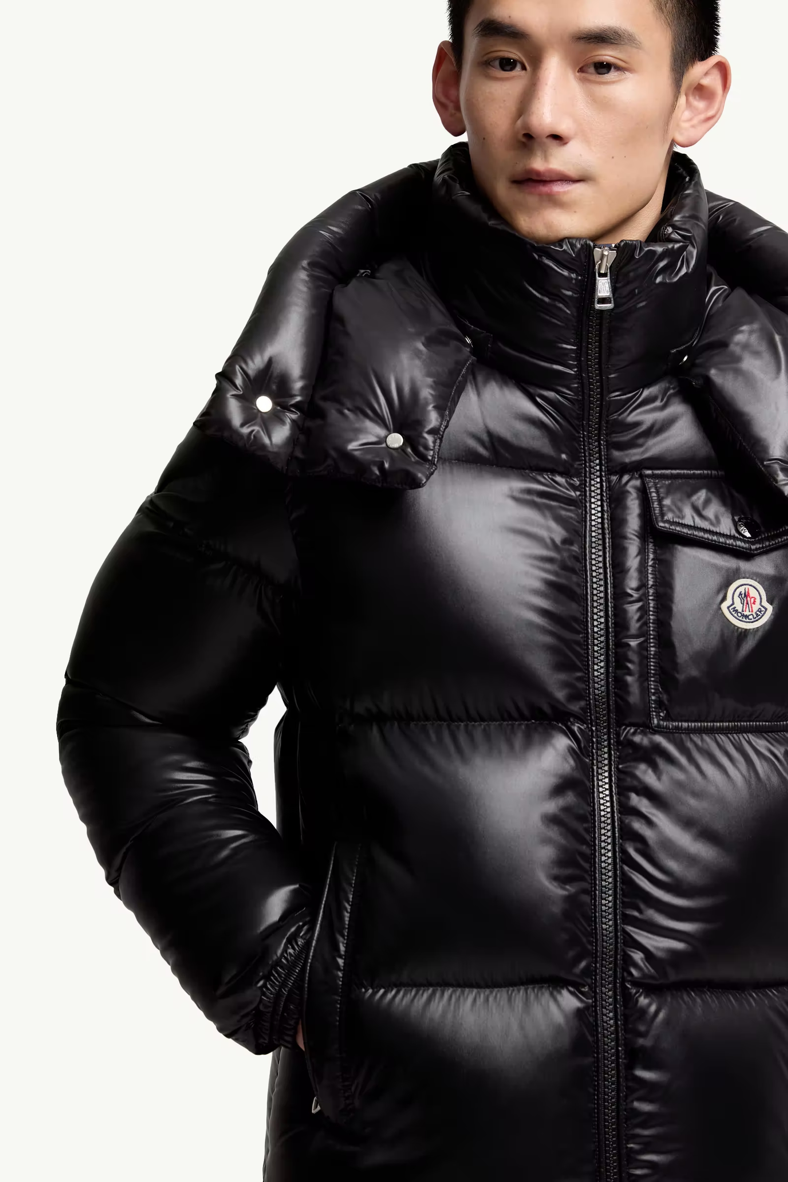 Montbeliard Hooded Short Down Jacket