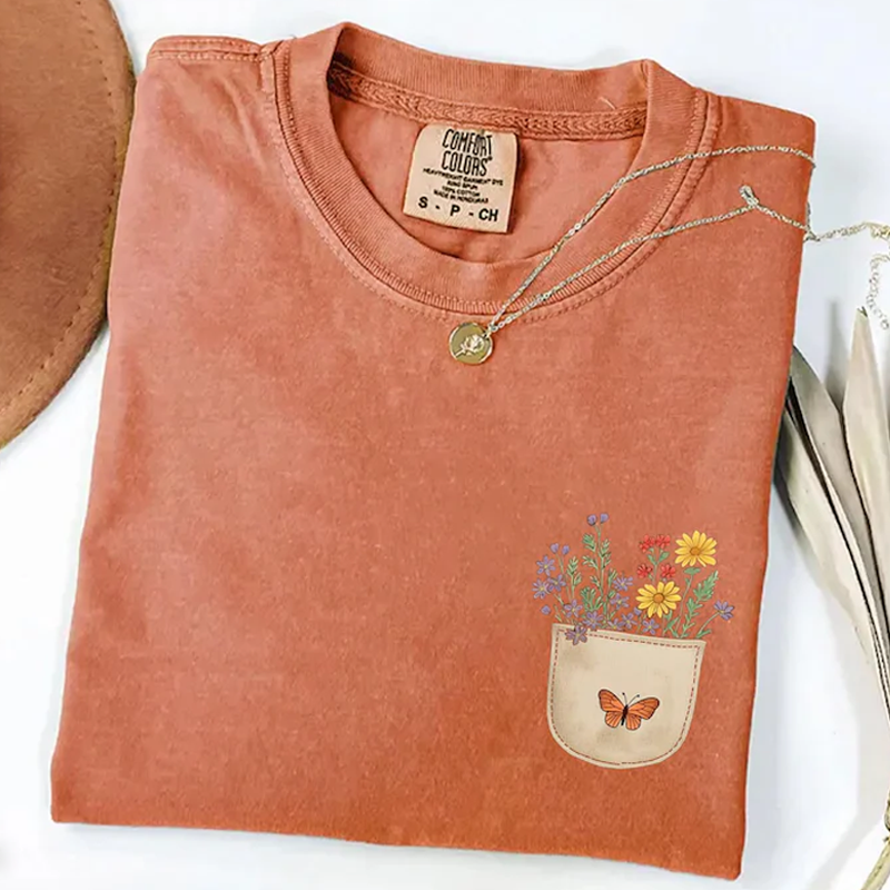 Wild Flowers Pocket T-shirt