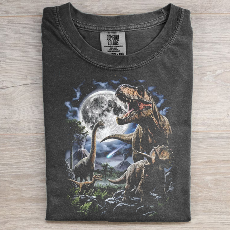 Retro T Rex Jurassic Prehistoric Dino Unisex T-shirt