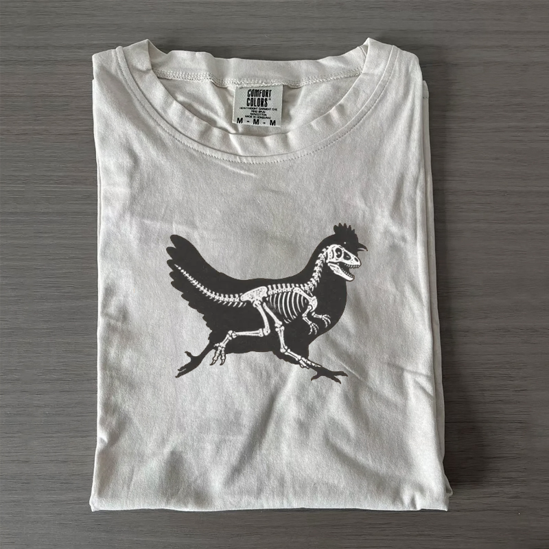 Dinosaurs Chicken T-shirt
