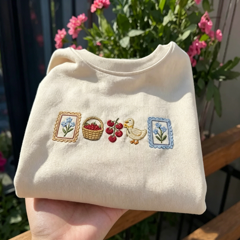 Embroidery Cottagecore T-shirt