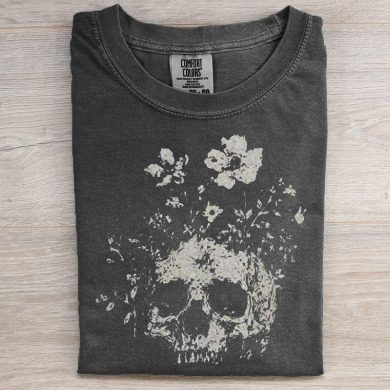 Floral Skull T-shirt