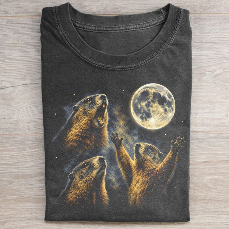 Three Marmot Moon T-shirt
