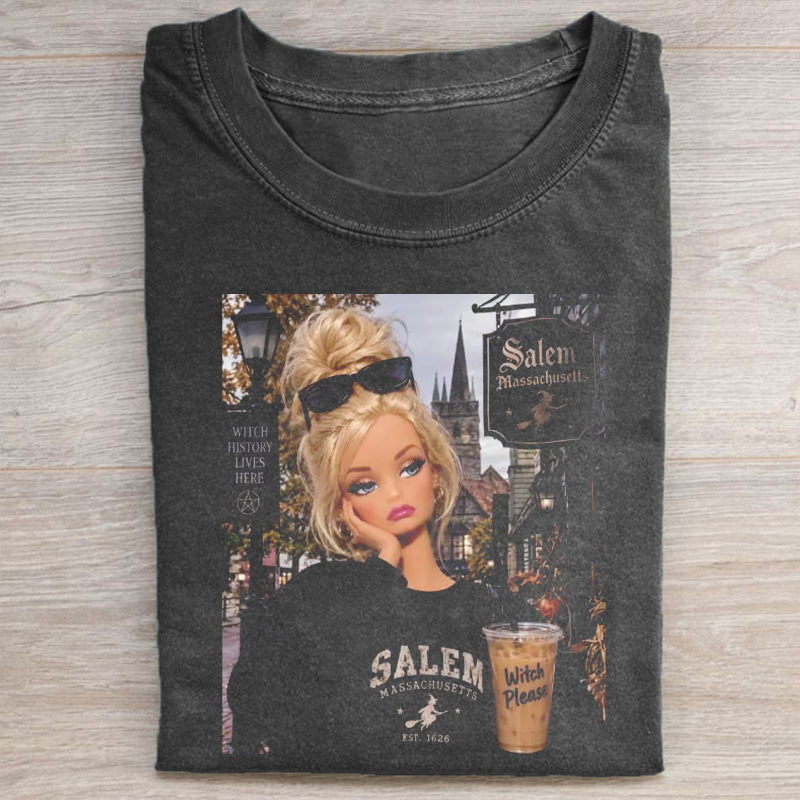 Blonde Salem Massachusetts T‑shirt