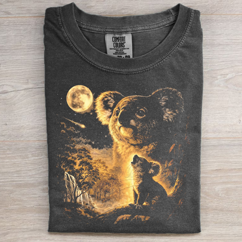 Koala Howling to the Moon T-shirt