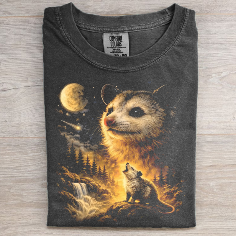 Possum Howling to The Moon T-shirt
